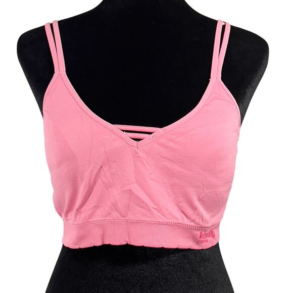 Kindly Yours Pink Wireless Bra – Adjustable Straps, Lightly Lined Size XL - Picture 1 of 13